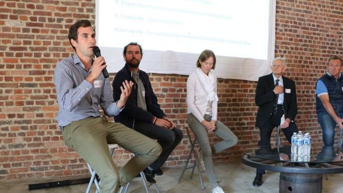 Valentin Séguin, responsable de mise en marché chez Cérèsia : « Nous proposons à nos adhérents de cultiver du sarrasin en dérobée. Nous en avons collecté 250 t en 2018. » © B. CAILLIEZ